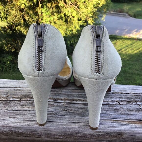 J. Crew Suede Platform Peep Toe Sandal Size 91/2 - Picture 4 of 11